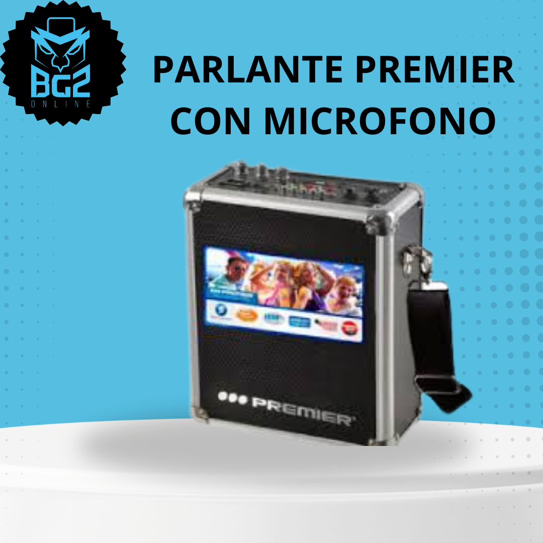 PARLANTE PREMIER CON MICROFONO